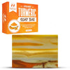 Organic Turmeric Soap Bar | Pure Natural Handcrafted Skincare Face & Body Cleanser with Calendula, Aloe Vera & French Clay | Brightens Skin & Helps Improve the Appearance of Uneven-Looking Skin Tone
