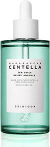Skin1004 Tea-Trica Relief Ampoule 3.38 fl. oz, 100ml, Soothing Hydration for Sensitive Skin - Personal Care