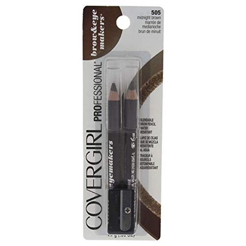 Covergirl Easy Breezy Brow Fill + Define Brow Pencil, Sharpener Included, Long-Lasting, Deeply Pigmented, Blendable Formula, 100% Cruelty-Free - Personal Care