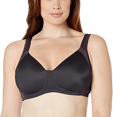 Playtex Women's 18 Hour No Poke No Dig Underwire Bra US4698, Black, 42DDD