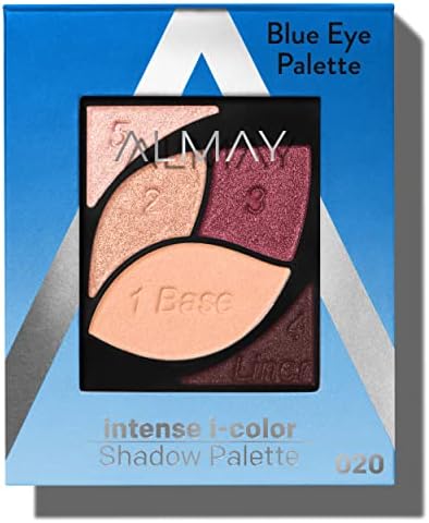 Almay Intense I-Color Enhancing Eyeshadow Palette, 020 Blue Eyes, 0.1 oz