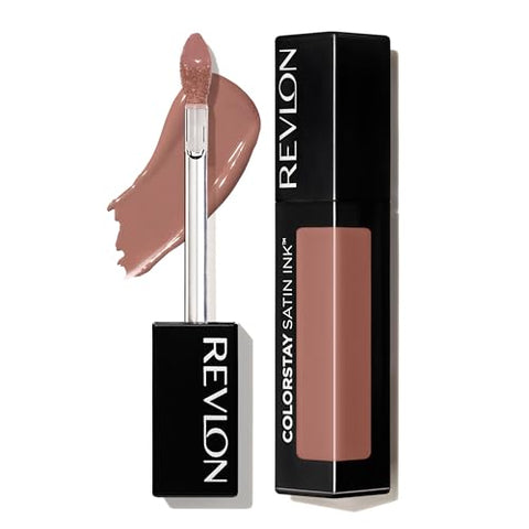 Revlon ColorStay Satin Ink Lipstick, 001 Your Go-To, 0.17 fl oz - Personal Care