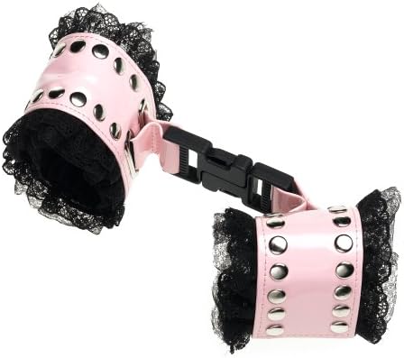 Doc Johnson Fantasy Cuffs, Pink Patent Leather