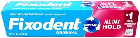 Fixodent Complete Original Denture Adhesive Cream 2.4 Oz