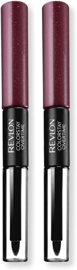 Revlon ColorStay Overtime Liquid Lip Color, Relentless Raisin [270] 1 ea (Pack of 2)