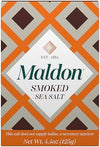 Maldon - Smoked Sea Salt Flakes, 4.4 oz (125 g) - Unique Pyramid Shaped Salt Flakes - Gently Smoked Over Oak - Perfect for a Wide Range of Dishes, Hand-Harvested for Four Generations
