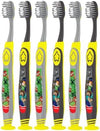 Colgate Kids Manual Minecraft Toothbrush, Minecraft, Extra Soft Bristles, for Children with Suction Cup, Kids 5+ Years Old, Extra Soft (Colors & Characters Vary) - Pck of 6