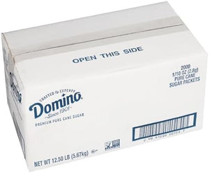 Domino® Premium Pure Cane White Sugar Packets, 0.1 oz Each, Pack of 2000