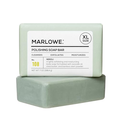 Marlowe. Lightly Exfoliating Cleansing Soap Bar, Neroli 7 oz - Personal Care