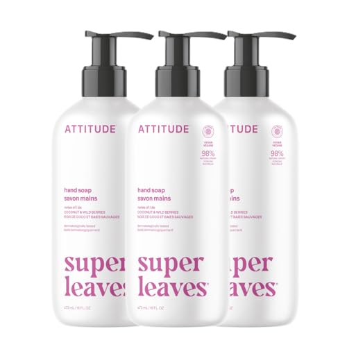 Attitude Hand Soap, EWG Verified, Coconut & Wild Berries, 16 oz - Personal Care
