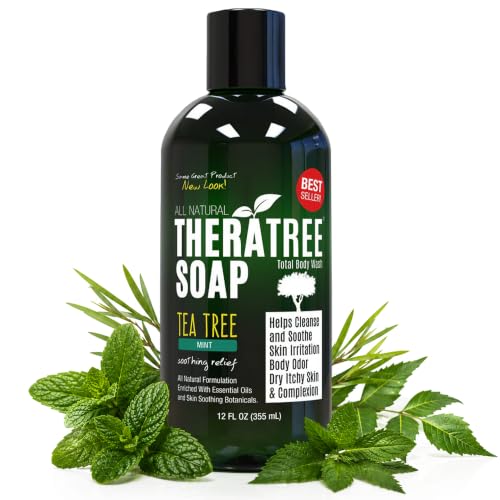 Theratree Tea Tree Body Wash & Tea Tree Soap with Neem Oil & Peppermint - Personal Care