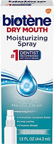 Biotene Moisturizing Gentle Mint Mouth Spray 1.5 oz Pack of 5