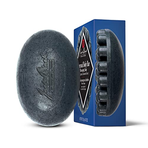 Jack Black Charcoal Body Bar Massaging Soap, Mens Bar Soap - Personal Care