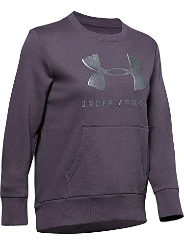 Under Armour UA Favorite Fleece Sportstyle Graphic Crew MD Nocturne Purple