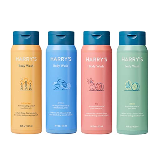 Harry'S Men's Body Wash Variety Pack - 16 Fl oz (4 Pack) - Personal Care