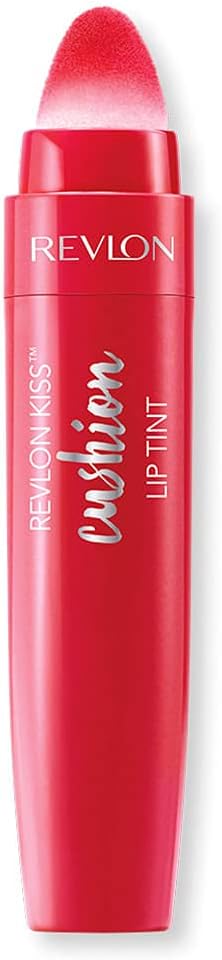 REVLON Kiss Cushion Lip Tint Lipstick,Crimson Feels