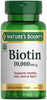 Nature's Bounty Biotin Hair Skin and Nails Vitamins, 120 Softgels - Image 1