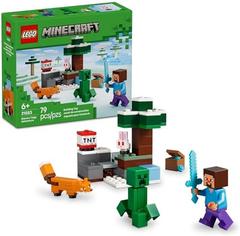 LEGO Minecraft Steve’s Taiga Adventure 21583