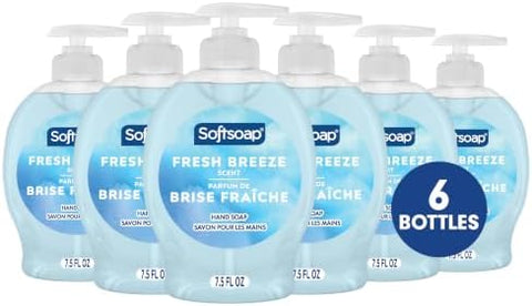 Softsoap Liquid Hand Soap, Fresh Breeze - 7.5 Fl Oz (Pack of 6)