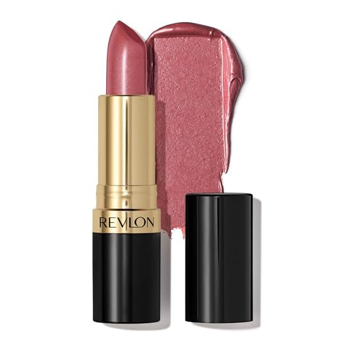 Revlon Super Lustrous Lipstick, High Impact Lipcolor with Moisturizing Creamy Formula, Infused with Vitamin E and Avocado Oil in Mauves & Trends, Blushing Mauve (460) 0.15 oz