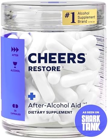 Cheers Restore | Supplement with DHM, L-Cysteine, Milk Thistle | 12 Doses
