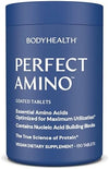 Bodyhealth PerfectAmino (150 ct) Easy to Swallow Tablets, Essential Amino Acids Supplement with BCAAs, Vegan Protein for Pre/Post Workout & Muscle Recovery with Lysine, Tryptophan, Leucine, Methionine