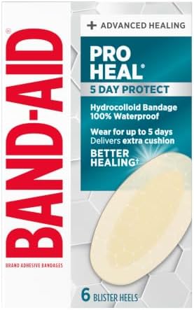 Band AID Brand Pro Heal 5 Day Protect Hydrocolloid Blister Bandages, 6 Ct - Personal Care