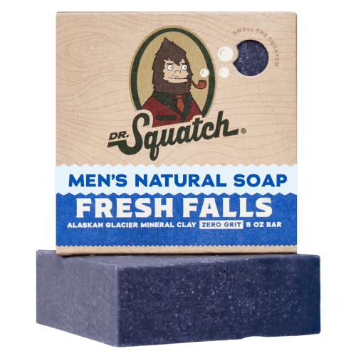 Dr. Squatch Natural Men’s Bar Soap, Body Soap Bar (5oz) - Personal Care