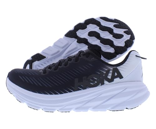 HOKA ONE ONE Rincon 3 Mens Shoes Size 10, Color: Black/White