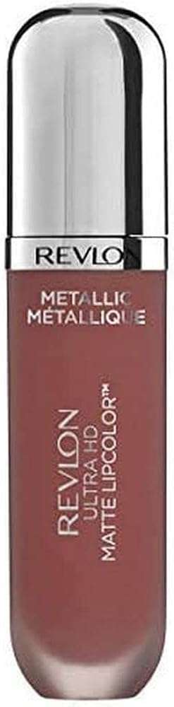 Revlon Ultra HD Metallic Matte Liquid Lipcolor, Liquid Lipstick, Gleam