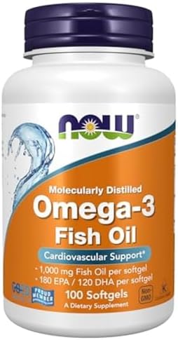 Now Supplements, Omega-3, Molecularly Distilled, 100 Softgels - Personal Care