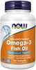 Now Supplements, Omega-3, Molecularly Distilled, 100 Softgels - Personal Care - Image 1