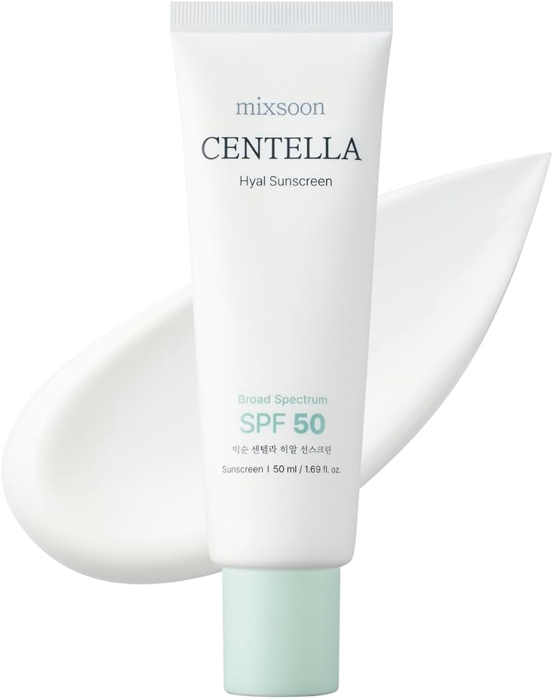 Mixsoon Centella Hyal Sunscreen 50ml – Soothing Comfort Matte Finish Sunscreen SPF 50 PA, Designed for Daily Comfort, Lightweight Hydrating, Non Greasy, No White Cast, For Sensitive Skin