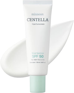Mixsoon Centella Hyal Sunscreen 50ml – Soothing Comfort Matte Finish Sunscreen SPF 50 PA, Designed for Daily Comfort, Lightweight Hydrating, Non Greasy, No White Cast, For Sensitive Skin