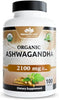 NaturaLife Labs Organic Ashwagandha 2100 mg per Serving – Full Spectrum Root Powder and St - Image 1