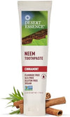 Desert Essence Neem Toothpaste, Cinnamint, Fluoride Free, SLS Free, 6.25 oz