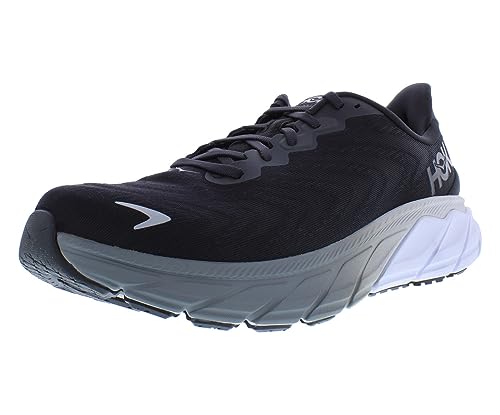 HOKA ONE ONE Arahi 6 Womens Shoes Size 12, Color: Black/White