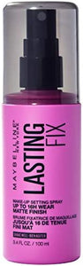 MAYBELLINE New York Facestudio Lasting Fix Makeup Setting Spray, Matte Finish, 3.4 fl. oz.