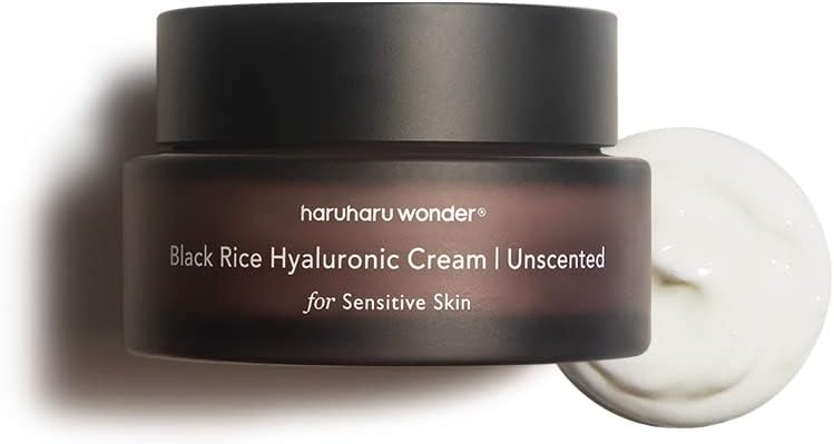 Haruharu Black Rice 10 Hyaluronic Cream, 1.6 fl.oz, Unscented, Vegan - Personal Care
