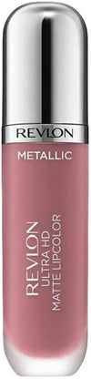 Revlon Ultra HD Metallic Matte Liquid Lipcolor, Liquid Lipstick, Glam