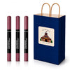 3-Piece Matte Lip Crayon Revlon Gift Set - 008 She's Fly Mauve Rose Shade, Long Lasting Ve - Image 3