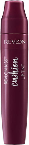 REVLON Kiss Cushion Lip Tint, Extra Violet - Hydrating & Long-Lasting Lip Color (8ml) - Lipstick - Lip Makeup