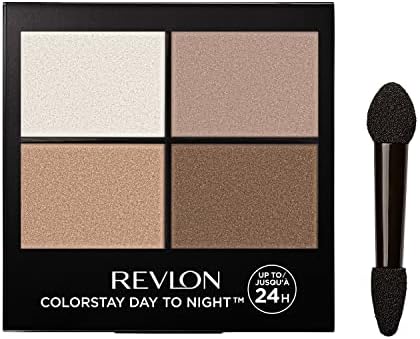 Revlon ColorStay Day to Night Eyeshadow Quad, 555 Moonlit, 0.16 oz - Personal Care
