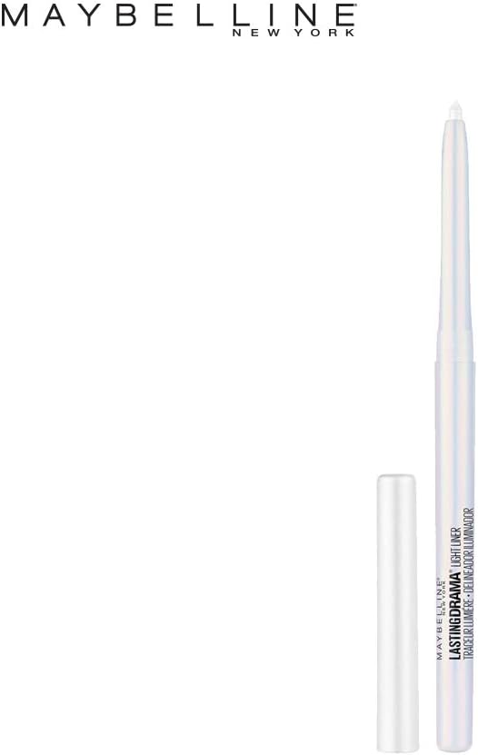 Maybelline New York Lasting Drama Light Eyeliner, White Luster, 0.01 oz.