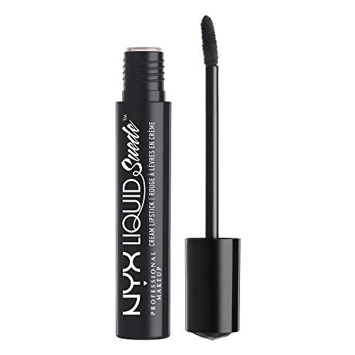 Nyx PROFESSIONAL MAKEUP Liquid Suede Cream Lipstick - Alien (Black) - Personal Care