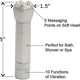 Doc Johnson 10 Function Wonder Massager, Pearl White