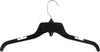 Big TOP DEALS USA Shirt Hangers, Recycled Plastic with Notches, Black, 17 Inch, - Personal - Image 1