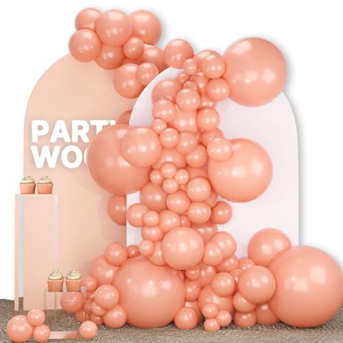 Wholesale PartyWoo Sage Green Balloon Arch Kit 140 Pieces Assorted Sizes (Pink-y12) - Bulk Supply