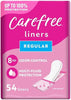 Carefree Panty Liners for Women, Regular, Wrapped, Unscented, 54 ct - Image 1