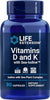 Life Extension Vitamins D and K with Sea-Iodine, 90 Capsules - Image 1